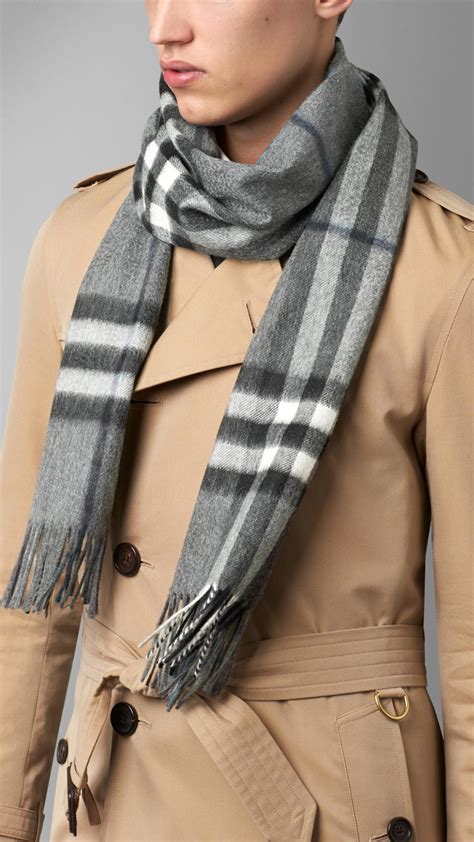 burberry grey cashmere|Burberry check cashmere.